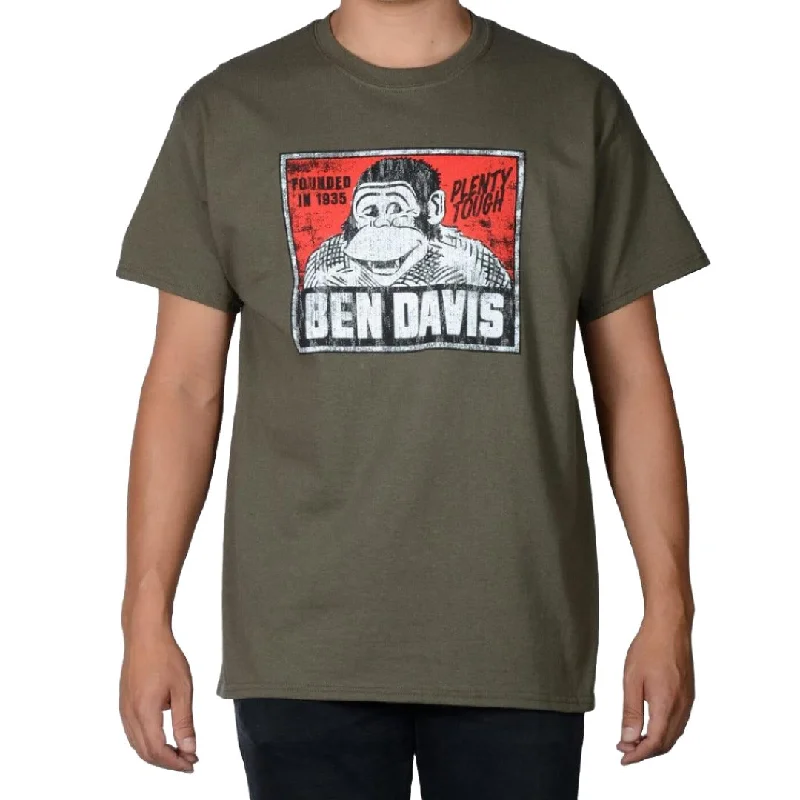 Soft Style Vintage Logo T-Shirt: Olive