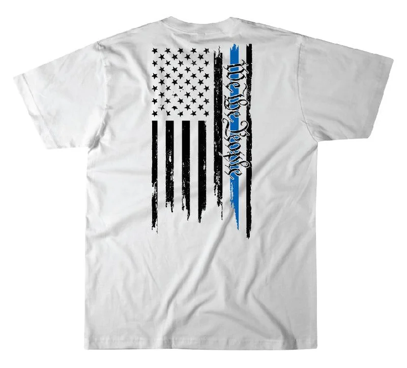 Floral Prints We Honor T-shirt - White