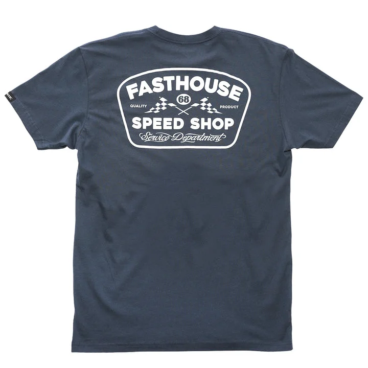 High Street Design Wedged SS Tee - Indigo