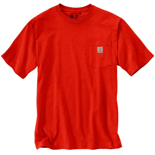 Luxury Style K87 - Loose Fit Heavyweight Pocket Tee, Currant Heather