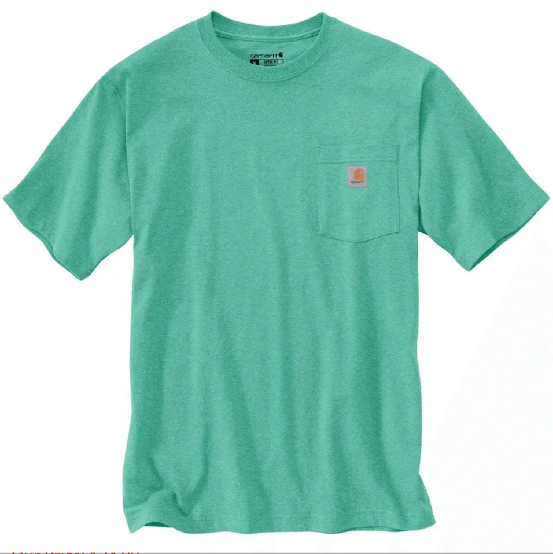 Personalized Design K87 - Loose fit heavyweight short-sleeve pocket t-shirt - Sea Green Heather (Seasonal)