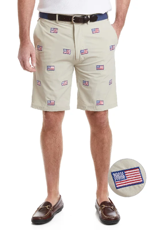 ACKformance Short Khaki with American Flag