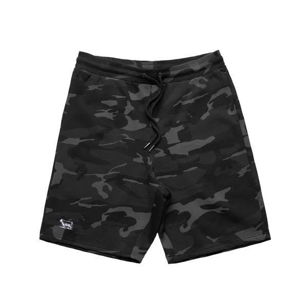 Black Sheep French Terry Icon Short Black Camo