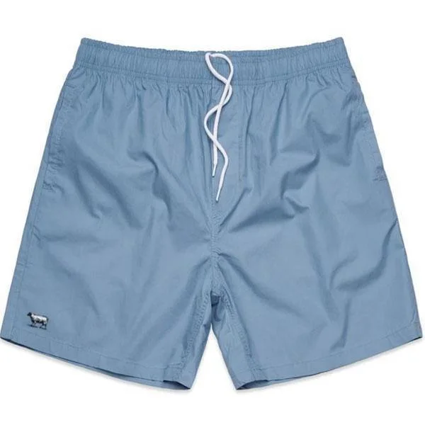 Black Sheep Icon Beach Shorts Carolina Blue