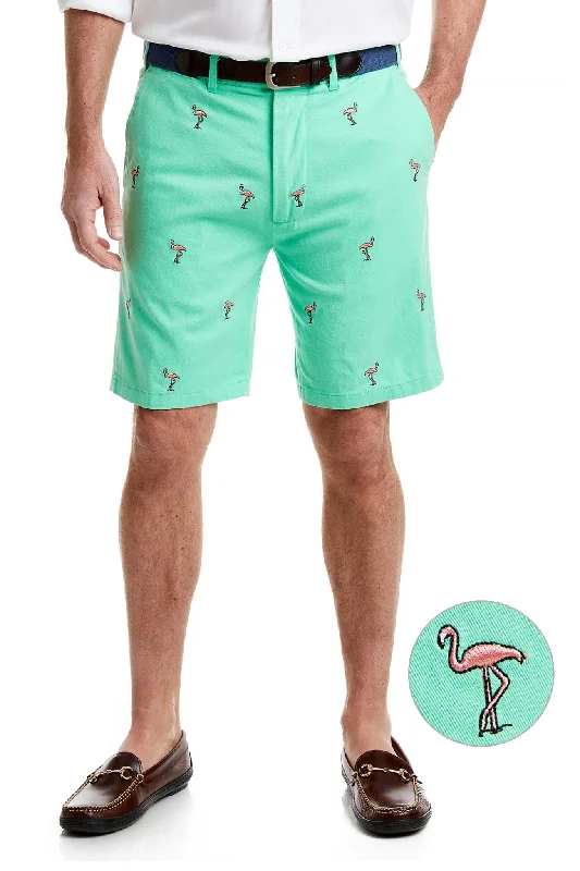 Cisco Short Spring Green with Flamingo