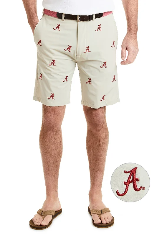 Collegiate ACKformance Short Khaki with Alabama