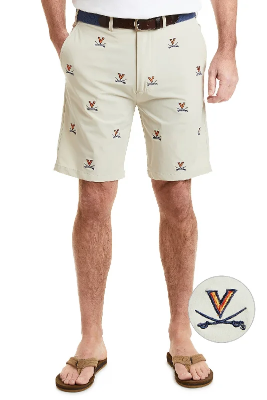 Collegiate ACKformance Short Khaki with UVA