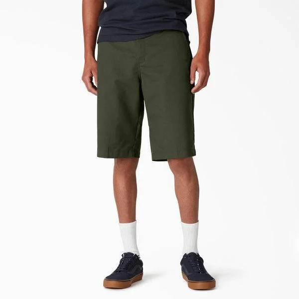 Dickies Skateboarding Slim Fit 11" Shorts Olive Green