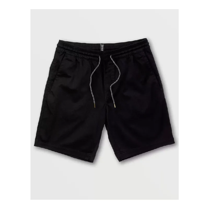 Volcom Frickin Elastic Waist 19" Chino Short Black