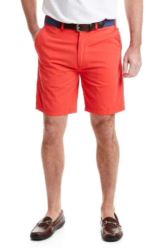 Island Short Canvas Washed Red