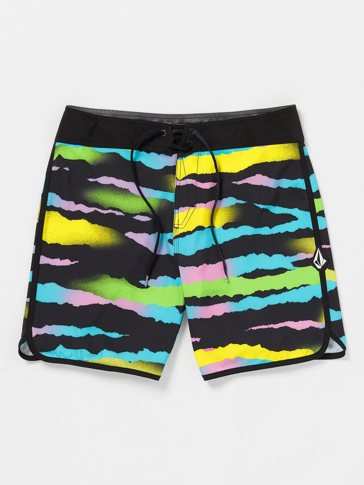 Volcom Mens Boardshorts Zebra Shield Scallop Mod-Tech